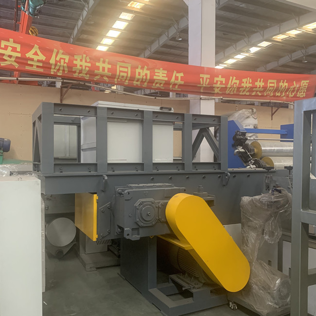 650kg/H倍シャフトWPCのシュレッダーのプラスチック粉砕機機械しっかりした構造 0